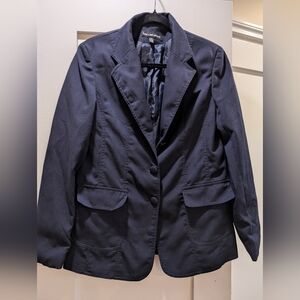 Vintage Jessica McClintock Navy Blue Blazer,8